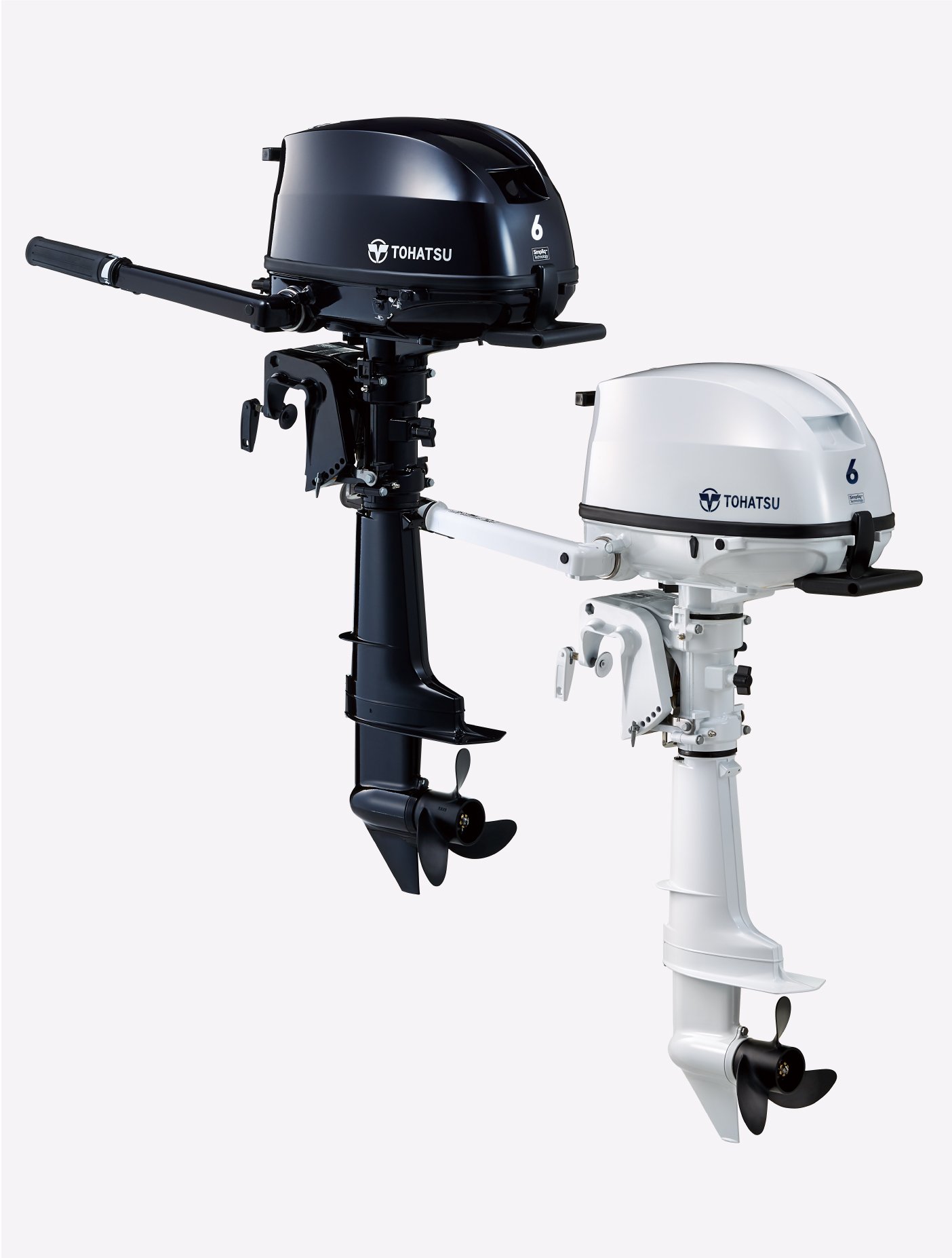 Tohatsu MFS6DWSPROUL 6HP 4-Stroke Outboard Motor – Extra Long (25") Shaft, Manual start