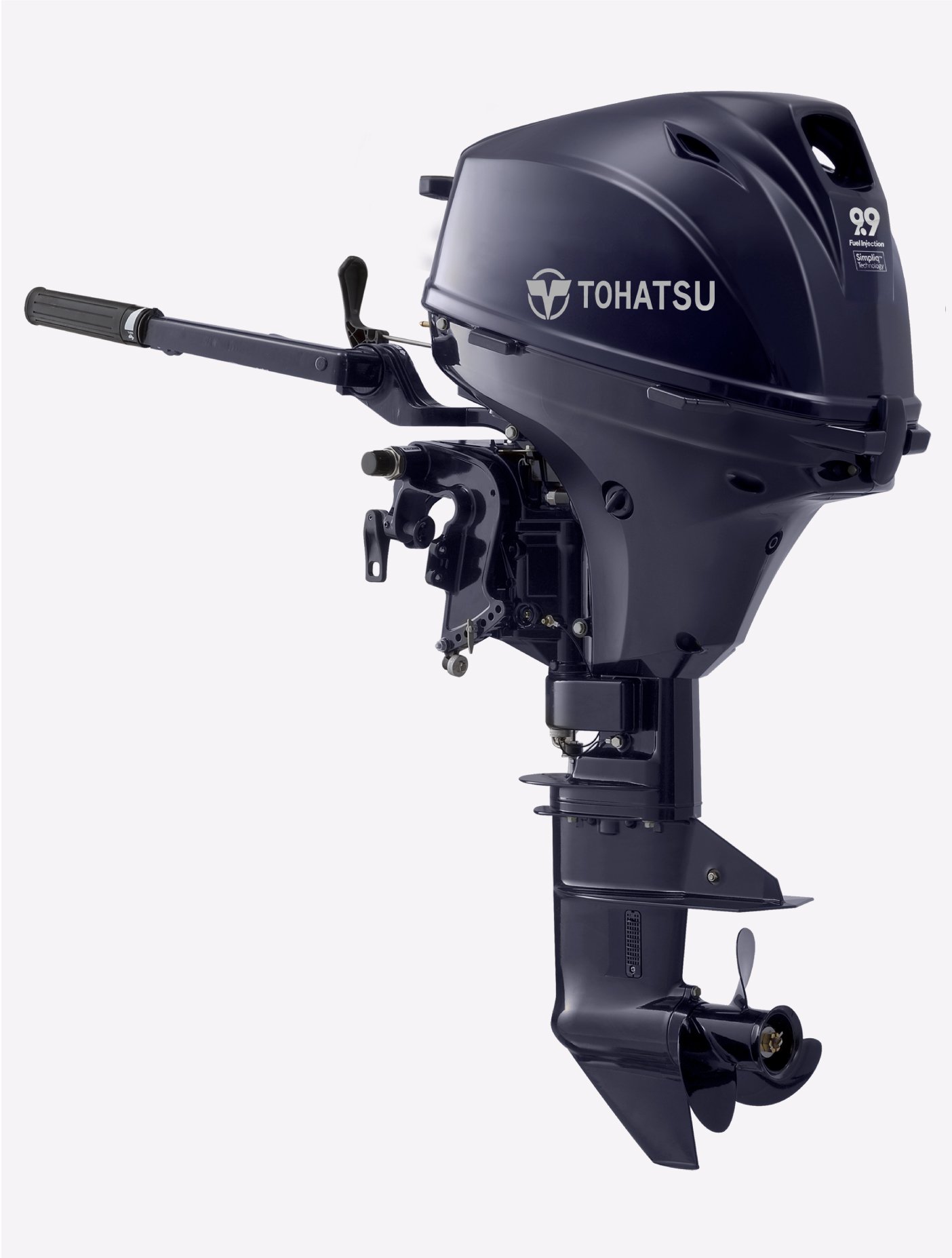 Tohatsu MFS9.9B 9.9HP 4-Stroke Outboard Motor – Long (20") Shaft, Manual start