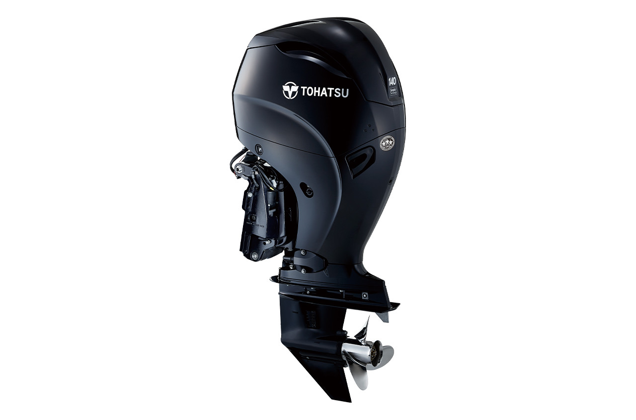 Tohatsu 140hp Outboard | Tiller or Remote Mechanical, 25" Shaft | MFS140AETUL